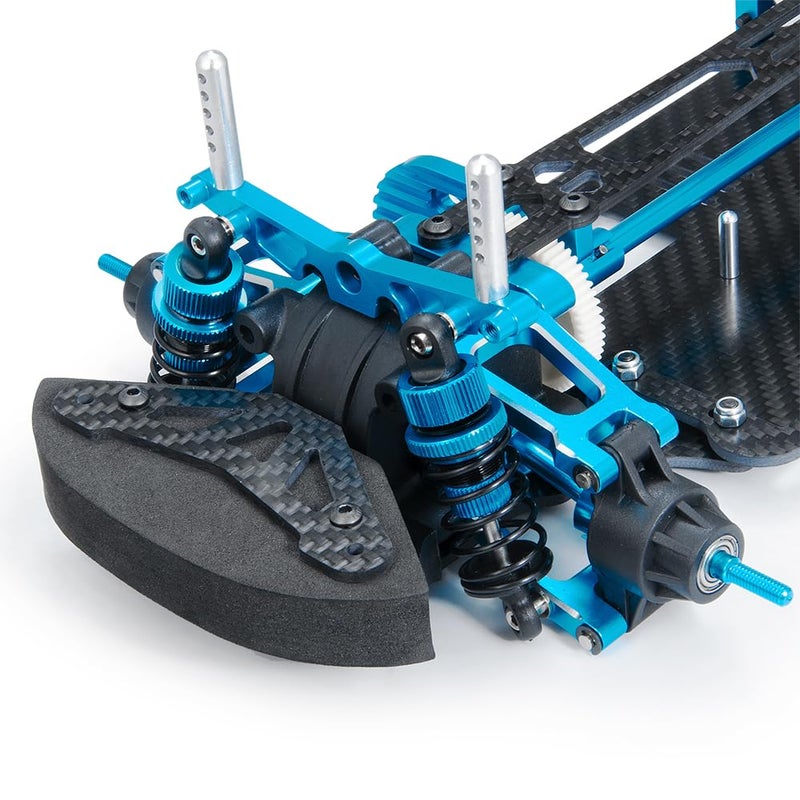 MOHERO Aluminium Alloy &Carbon Fiber Shaft Drive 1/10 RC Touring Car Chassis Frame Body Kit with 4 Wheels for TT01 TT01E - Image 2
